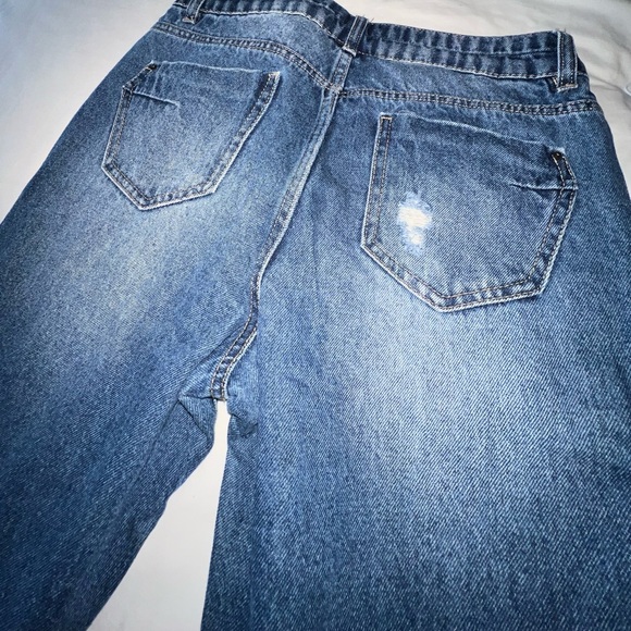 Navy blue boyfriend jeans - Picture 4 of 6